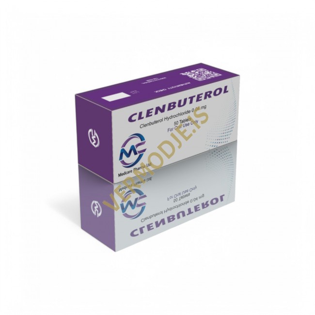 Clenbuterol Medcare Pharma - 50tabs (0.04mg/tab)
